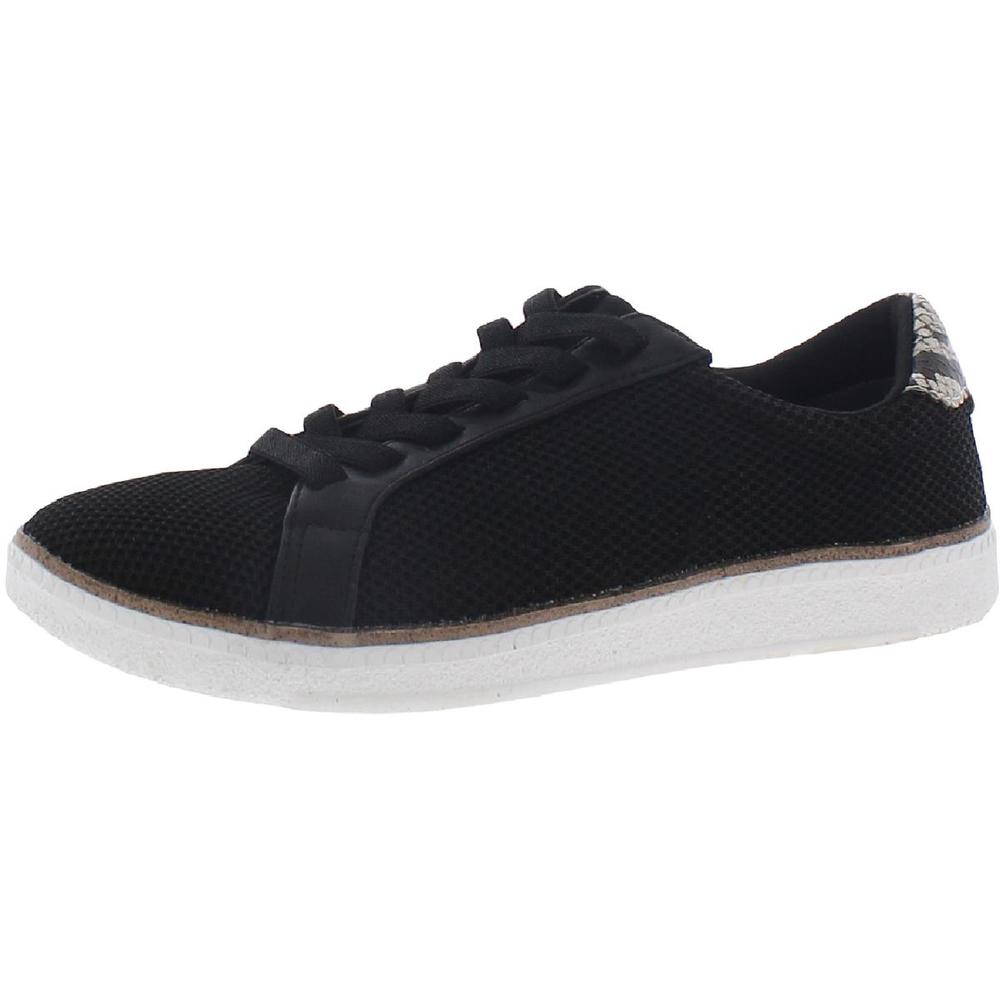 Dr. Scholl's Womens Seaside Black Mesh Casual and Fashion Sneakers Flats Used